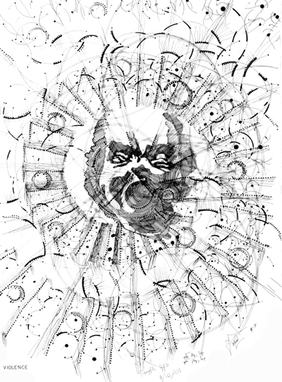 Tizu Tigran Tarumyan Art ink on paper